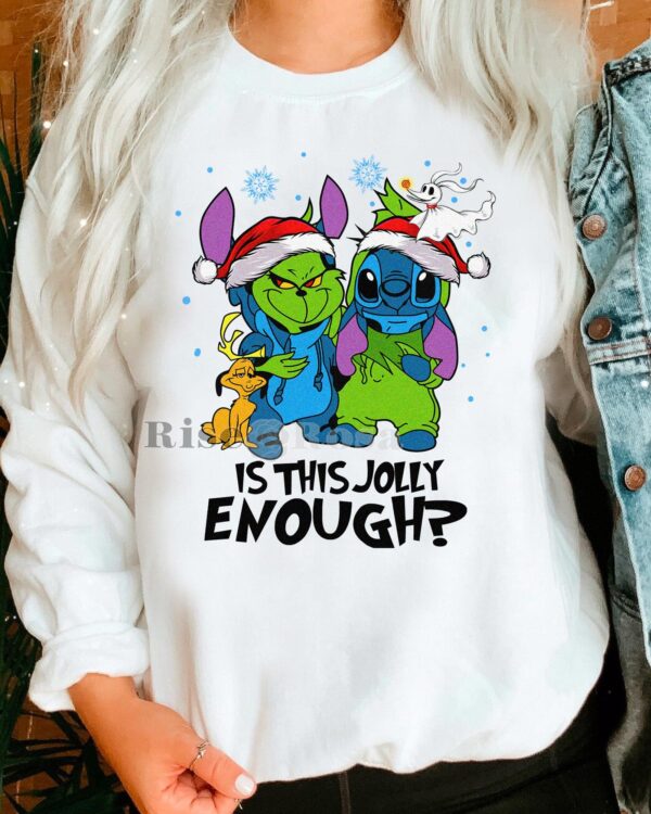 Stitch And Grinch is This Jolly Enough? – Sweatshirt