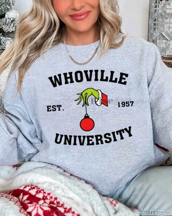 Grinch Whoville EST 1957 University – Sweatshirt
