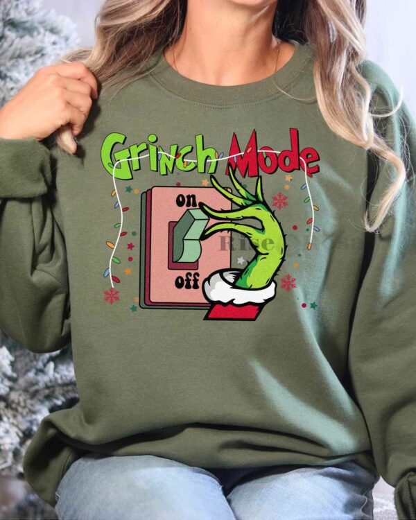 Grinch Mode On OFF – Sweatshirt