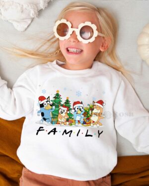 Bluey Family Christmas – Kids SweatShirt