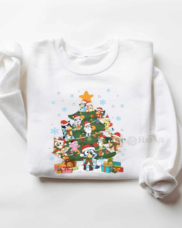 Bluey Tree Christmas – Kids SweatShirt