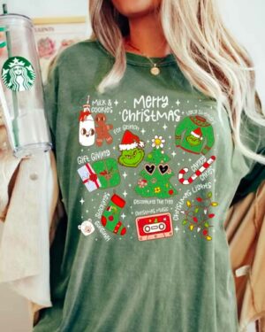 Comfort Color – Merry Christmas Sweatshirt