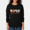 (Custom) Christmas Friends Santa Rudolph Snowman Family – T-Shirt