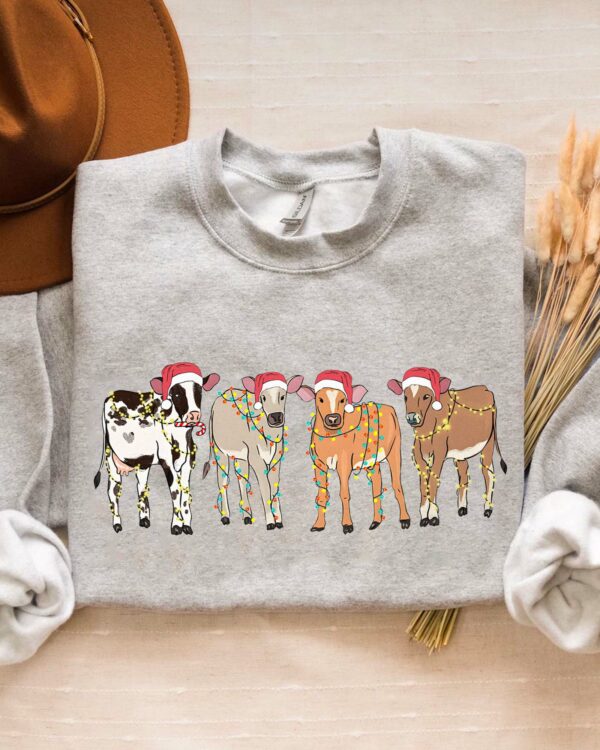 Christmas Cow – Sweatshirt