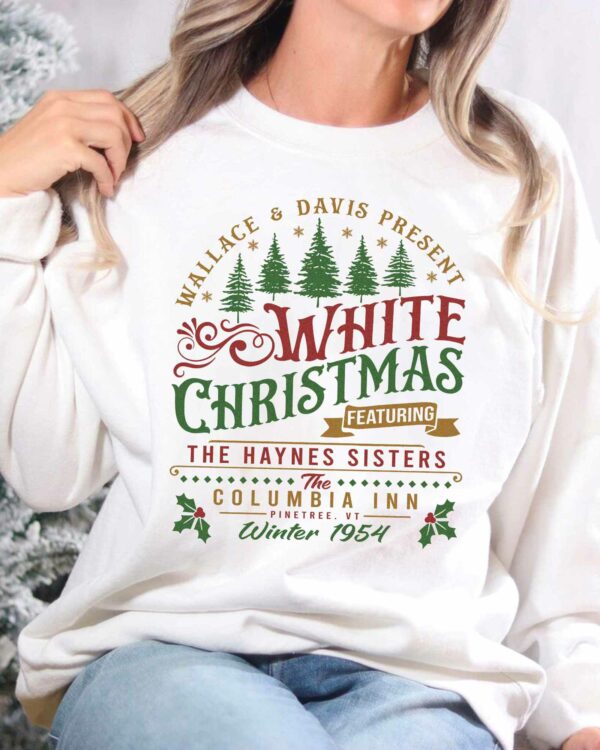 Vintage White Christmas – Sweatshirt