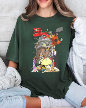 Ghibli Studio Movie- Sweatshirt, Tshirt, Hoodie