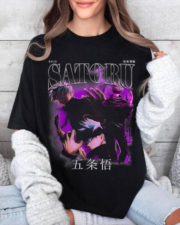 Anime Vintage Gojo Satoru – Shirt