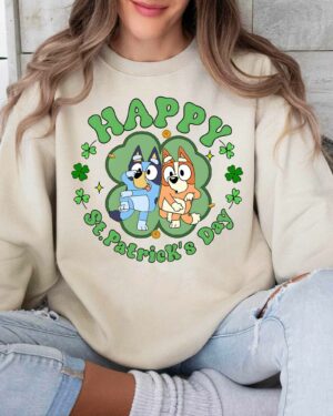 Bluey Happy St.Patrick’s Day – Sweatshirt
