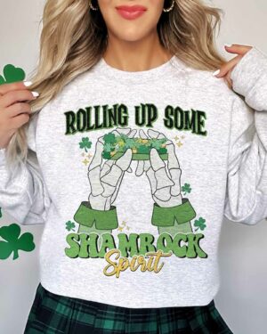 Rolling Up Some SharmRock Spirit – Sweatshirt