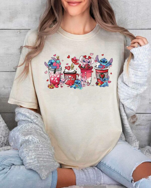 Stitch Coffee Valentine – Sweatshirt