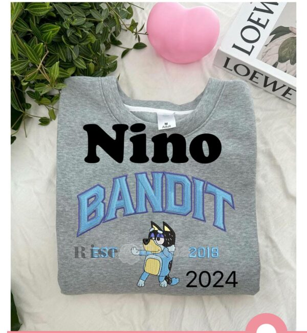 (Custom) Chilli Nina and Bandit Nino – Embroidered Shirt