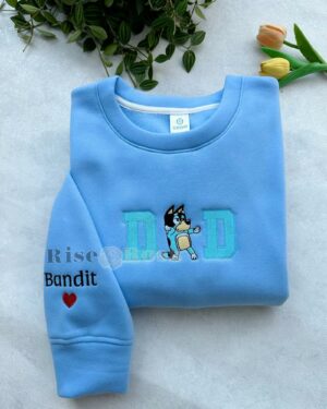 Chilli And Bandit (Custom Hand) – Embroidered Shirt