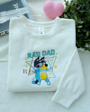 Rad Mom And Rad Dad – Embroidered Kids Sweatshirt