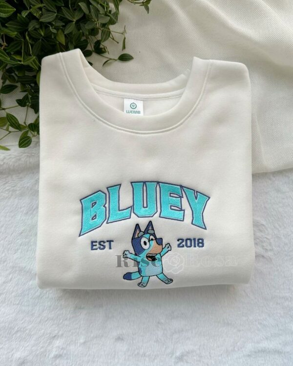 Bluey – Embroidered Kids Sweatshirt