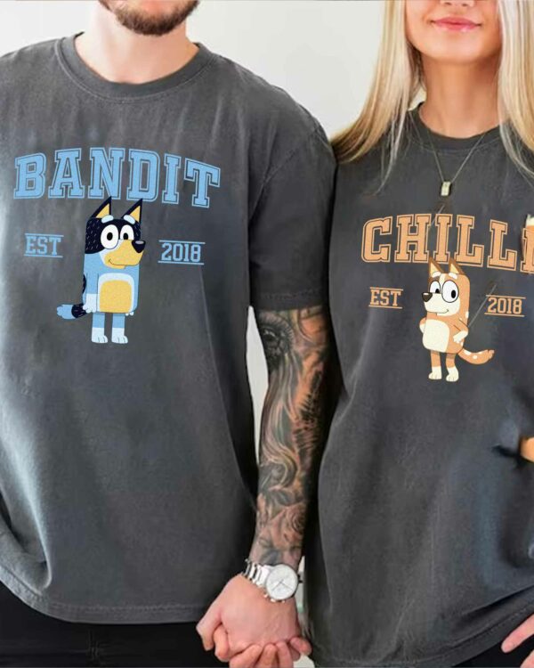 Bandit and Chilli – Sweatshirt, Tshirt, Hoodie