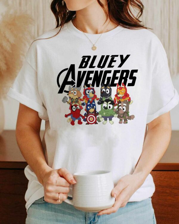Bluey Avengers – Sweatshirt, Tshirt, Hoodie