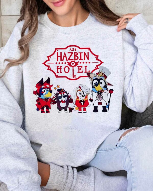 Bluey Hazbin Hotel – Sweatshirt, Tshirt, Hoodie