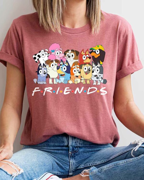 Bluey Friends 2  – Sweatshirt, Tshirt, Hoodie