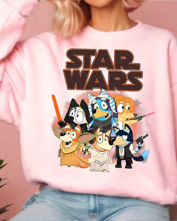Bluey Star Wars 2 – Sweatshirt, Tshirt, Hoodie