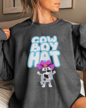 Bluey Cow Boy Hat – Sweatshirt, Tshirt, Hoodie