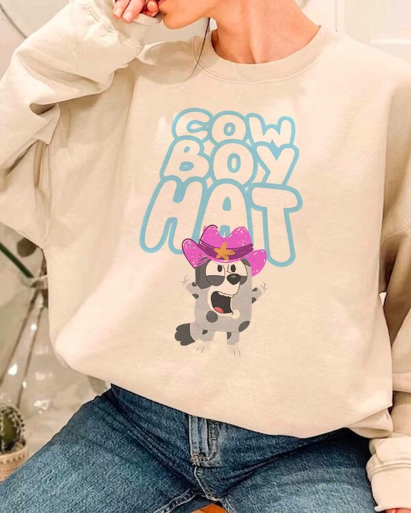 Bluey Cow Boy Hat – Sweatshirt, Tshirt, Hoodie