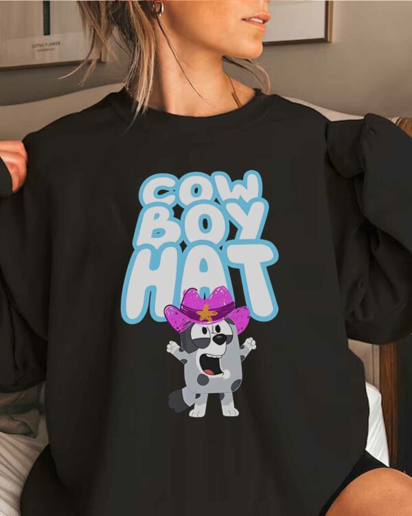 Bluey Cow Boy Hat – Sweatshirt, Tshirt, Hoodie