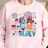 Bluey Red White 2 – Sweatshirt, Tshirt, Hoodie