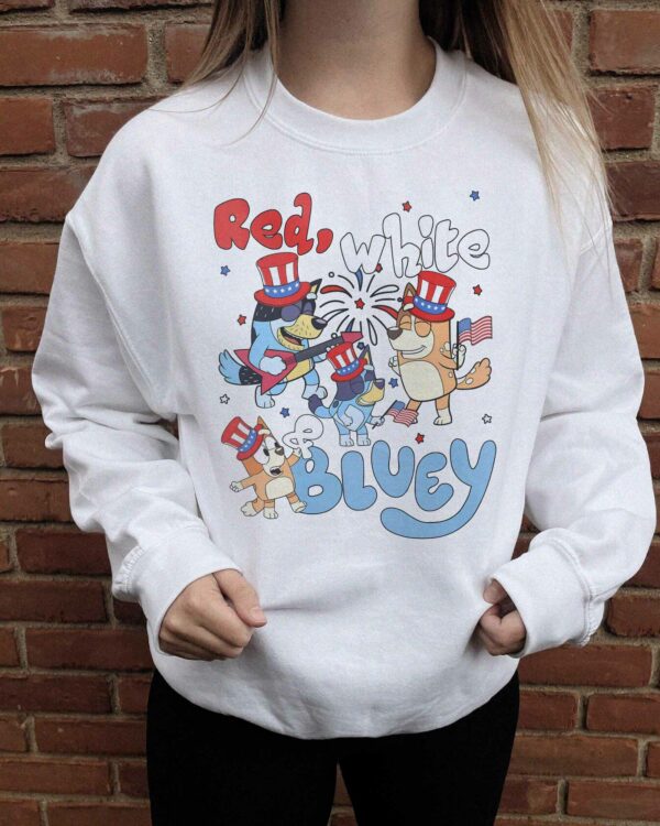 Bluey 4th Of July – Sweatshirt, Tshirt, Hoodie