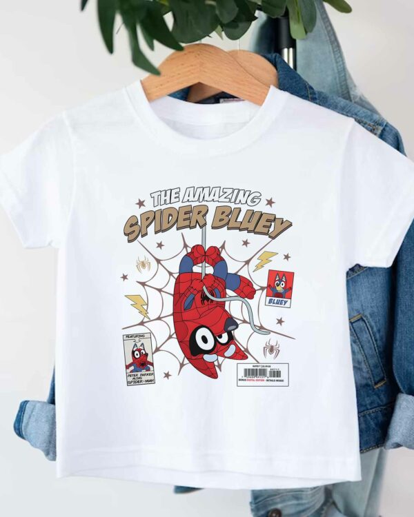 The Amazing Spider Bluey – Kids SweatShirt