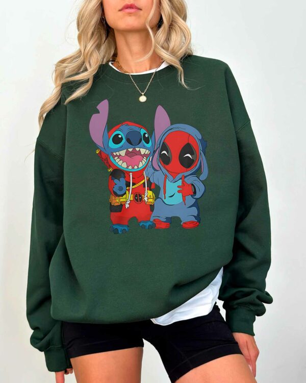 Stitch Deadpool – Sweatshirt, Tshirt, Hoodie