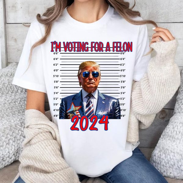 Trump I’m Voting For A Felon – Sweatshirt, Tshirt, Hoodie