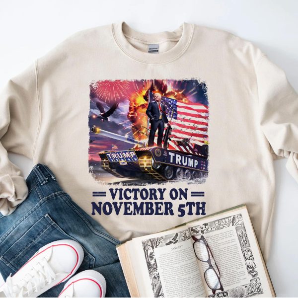 Trump Victory On November 5th – Sweatshirt, Tshirt, Hoodie