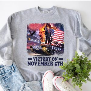 Trump Victory On November 5th – Sweatshirt, Tshirt, Hoodie