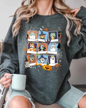 Bluey And Friends Halloween – Sweatshirt, Tshirt, Hoodie