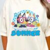 Bluey Hello Summer – Sweatshirt, Tshirt, Hoodie