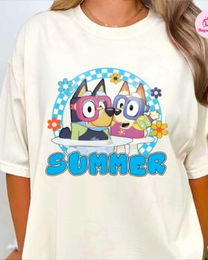 Bluey Summer 2 – Sweatshirt, Tshirt, Hoodie