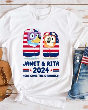 Bluey Janet And Rita 2024 – Sweatshirt, Tshirt, Hoodie