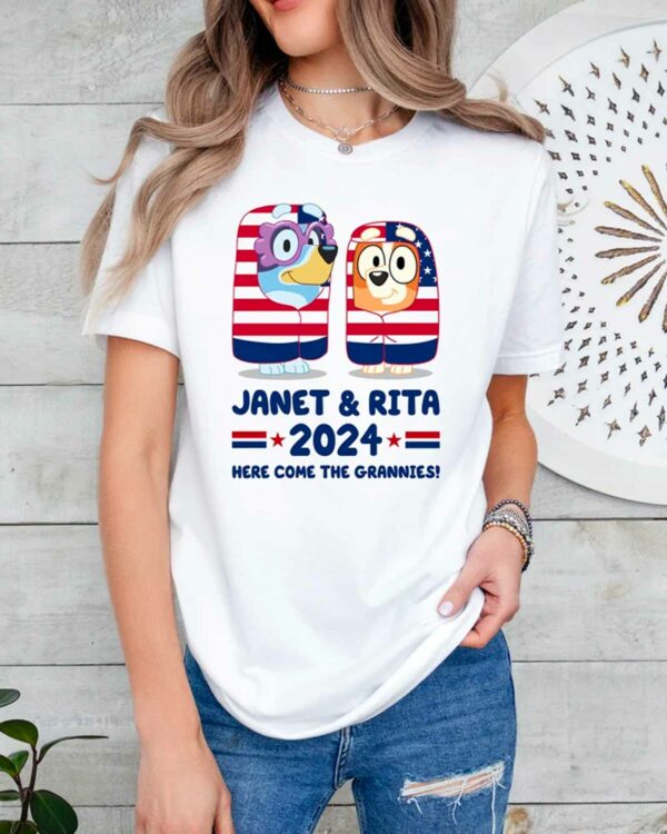 Bluey Janet And Rita 2024 – Sweatshirt, Tshirt, Hoodie