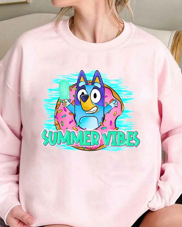 Bluey Summer Vibes – Sweatshirt, Tshirt, Hoodie