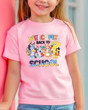 Bluey Welcome Back To School – Kids SweatShirt