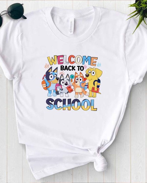 Bluey Welcome Back To School – Kids SweatShirt