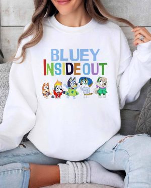 Bluey Inside Out – Sweatshirt, Tshirt, Hoodie