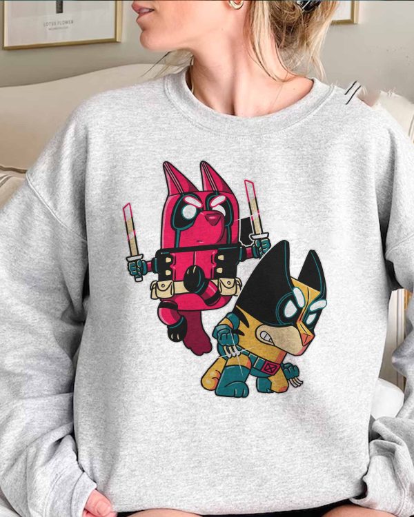 Bluey Dead Pool 2 – Sweatshirt, Tshirt, Hoodie