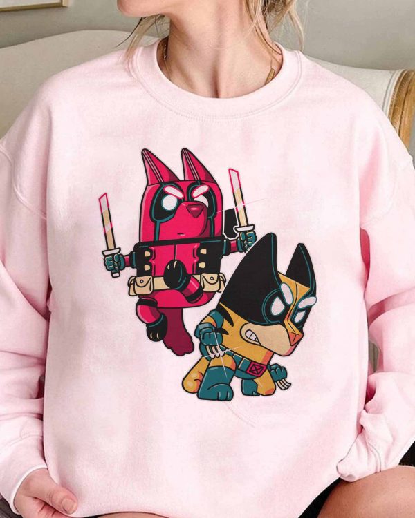 Bluey Dead Pool 2 – Sweatshirt, Tshirt, Hoodie