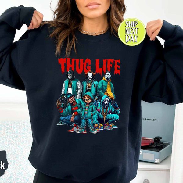 Thug Life Horror Ver 5 – Sweatshirt, Tshirt, Hoodie