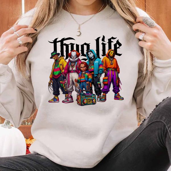 Thug Life Horror Ver 10 – Sweatshirt, Tshirt, Hoodie