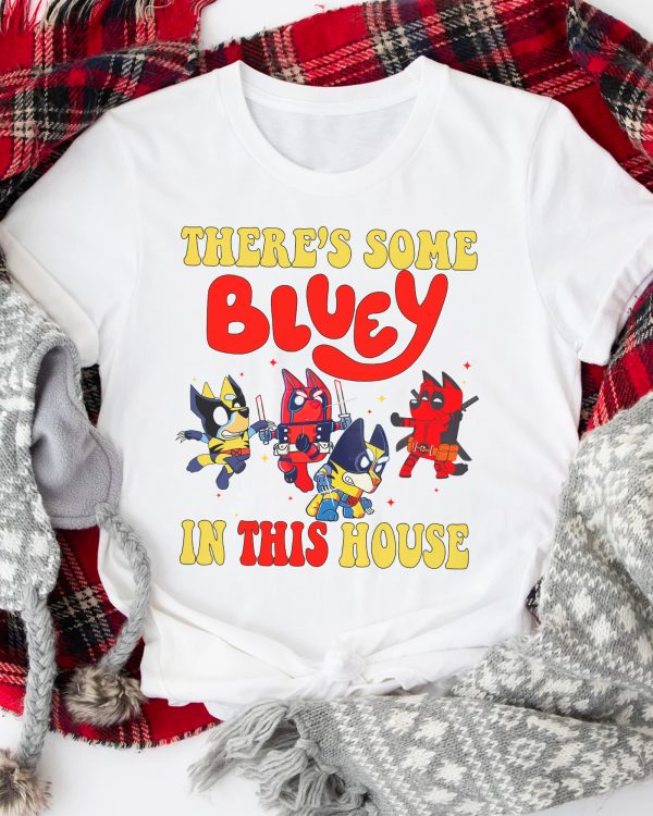 There’s Some Bluey Deadpool In This House – Kids Sweatshirt