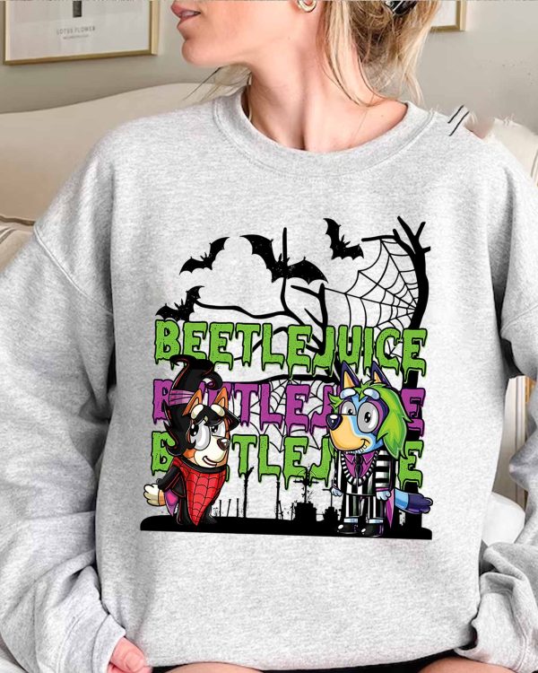 Bluey Beetlejuice 2 – Sweatshirt, Tshirt, Hoodie