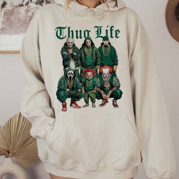 Thug Life Horror Green – Sweatshirt, Tshirt, Hoodie