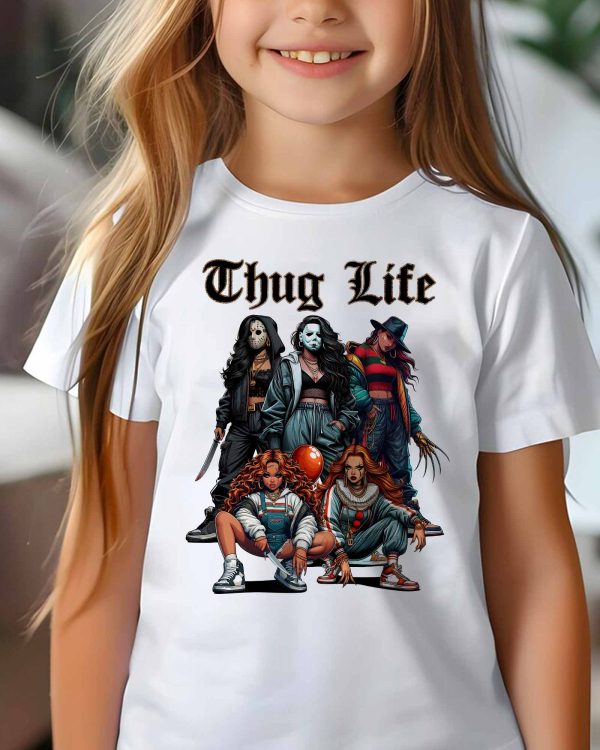 Thug Life Horror For The Ladies – Kids SweatShirt